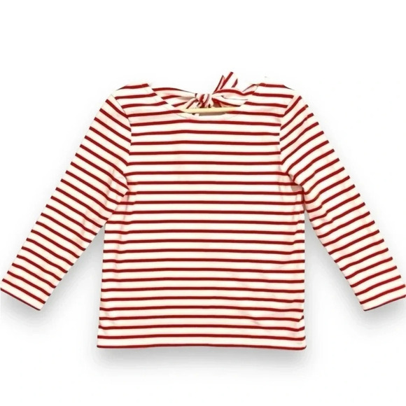 NWT J.Crew Tie Back Mariner Cloth Striped Top - Picture 1 of 4